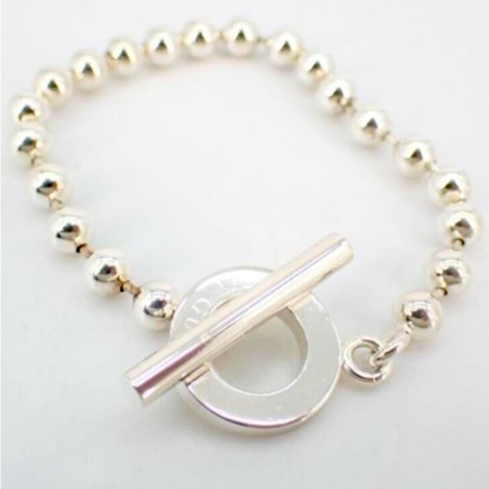Gucci Ball Chain Design Silver Bracelet
